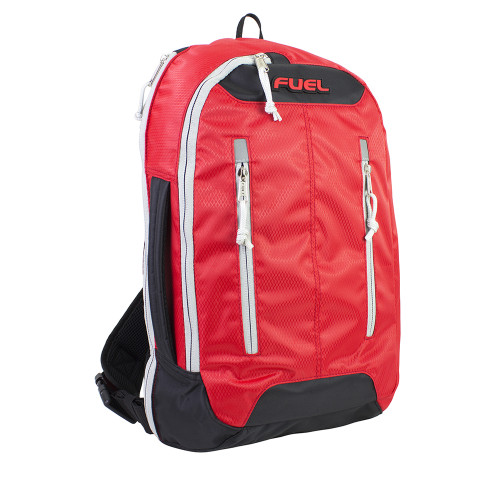 Bulk ct (6) 18" Fuel Premium Crossbody Backpack - Red Sizzle