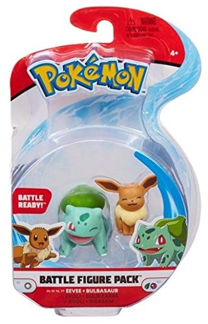 Pokemon Battle Figure Pack Eevee + Bulbasaur