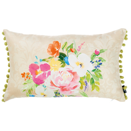 12"x20" Watercolor Bouquet Dream Decorative Throw Pillow Cover