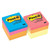 Post-it Notes 2x2 Assorted Colors 400 Sheets 1 Cube