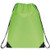 Bulk Ct (100) 18" Economy Drawstring Backpacks - Lime Green