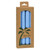 Aloha Bay - Palm Tapers - Light Blue Candles - Unscented - 4 Pack