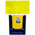 Premium Plastic 3 Ring 2 Pocket Folder - Yellow - 9.5" x 11.75"