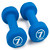 Pair of 7lb Royal Blue Neoprene Body Sculpting Hand Weights