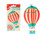 3D Hot Air Balloon Dice Auto Air Freshener - Case of 24