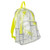 17" Eastsport Basic Clear Backpack- Yellow