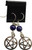Lapis Pentagram earrings
