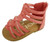 Toddler Girl's Metallic Braid Gladiator Sandal - Coral
