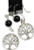 Black Onyx Tree of Life earrings