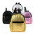 10" Classic Mini Glitter Backpack - 4 Assorted Colors