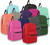 15" Basic Backpack - 12 Assorted Colors
