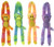 16" Tie Dye Long Leg Monkey Plush Toy - Assorted Colors