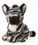 9" Big Eye Sitting Zebra Plush Toy