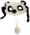 7" Panda Plush Mask and Tail Set