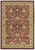 0.25" x 24" x 36" Polypropylene and latex Beige and red Power Loom Polypropylene Rug