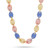 Tri Color 16" Choker Necklace
