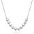 Classic Dangling Pearl Layering Sterling Silver Necklace
