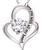 I Love you with all my heart Heart 18" Necklace