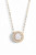 Halo Disc 18" Gold Plated Necklace