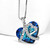 I LOVE YOU FOREVER Blue Heart 16" Necklace