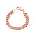Class Curb 7.5" Rose Gold Fashion Bracelet