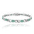 Green Opal Infinity Bracelet