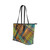 Geometric Grid Style Tote Shoulder Bag