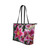 Tote Shoulder Bag with Classic Pink Floral Design