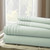 0.2" x 102" x 106" Cotton and Polyester Cream 4 Piece King Size Sheet Set