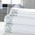 0.2" x 102" x 106" Cotton and Polyester White and Silver 4 Piece California King Sheet Set
