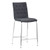 16.5" X 19.7" X 39" 2 Pcs Graphite Polyblend Counter Chair