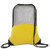 18" Basic Yellow Drawstring Backpack - Mesh