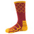 Large Basketball Compression Socks, Red/yellow