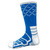 Large Basketball Compression Socks, Blue/White