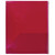 Poly 2 Pocket Portfolio with Storage - Bright Colors - 11.5" X 9.4"