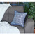 17"x 17" Blue Jacquard Aristo Decorative Throw Pillow Cover