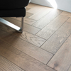 V4 Deco Parquet Frozen Umber Brushed & Colour Oiled Rustic Oak Engineered Wood Flooring