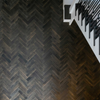 V4 Deco Parquet Foundry Steel Distressed & Colour Oiled Rustic Oak Engineered Wood Flooring