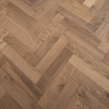 V4 Deco Parquet White Smoked Oak Brushed & White Oiled Rustic Smoked Oak Engineered Wood Flooring