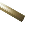 Brass ramp edge flooring trim