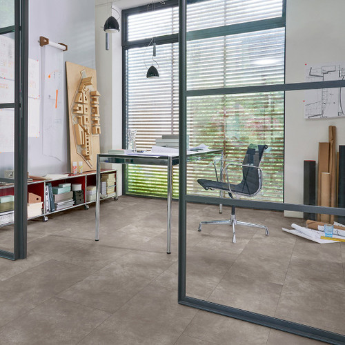 Parador Modular ONE Concrete Dark Grey Tile Resilient Flooring