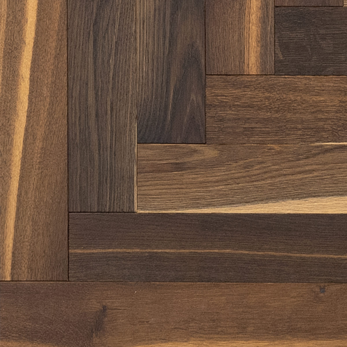 V4 Tundra Herringbone Smoked Oak Brushed & Oiled Rustic Smoked Oak Engineered Wood Flooring