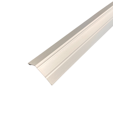 Chrome Ramp Edge 8mm depth - 900mm - Carpet and Flooring Online