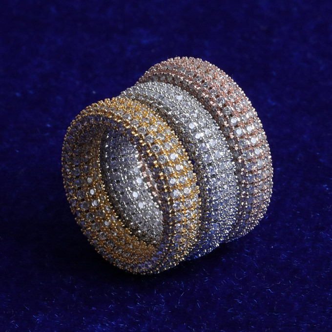 Total Eclipse Ring That Glitters With 5A Stones: That’s Flooded Ice Jewelry With No Equal! Total Eclipse Ring That Glitters With 5A Stones: That’s Flooded Ice Jewelry With No Equal!