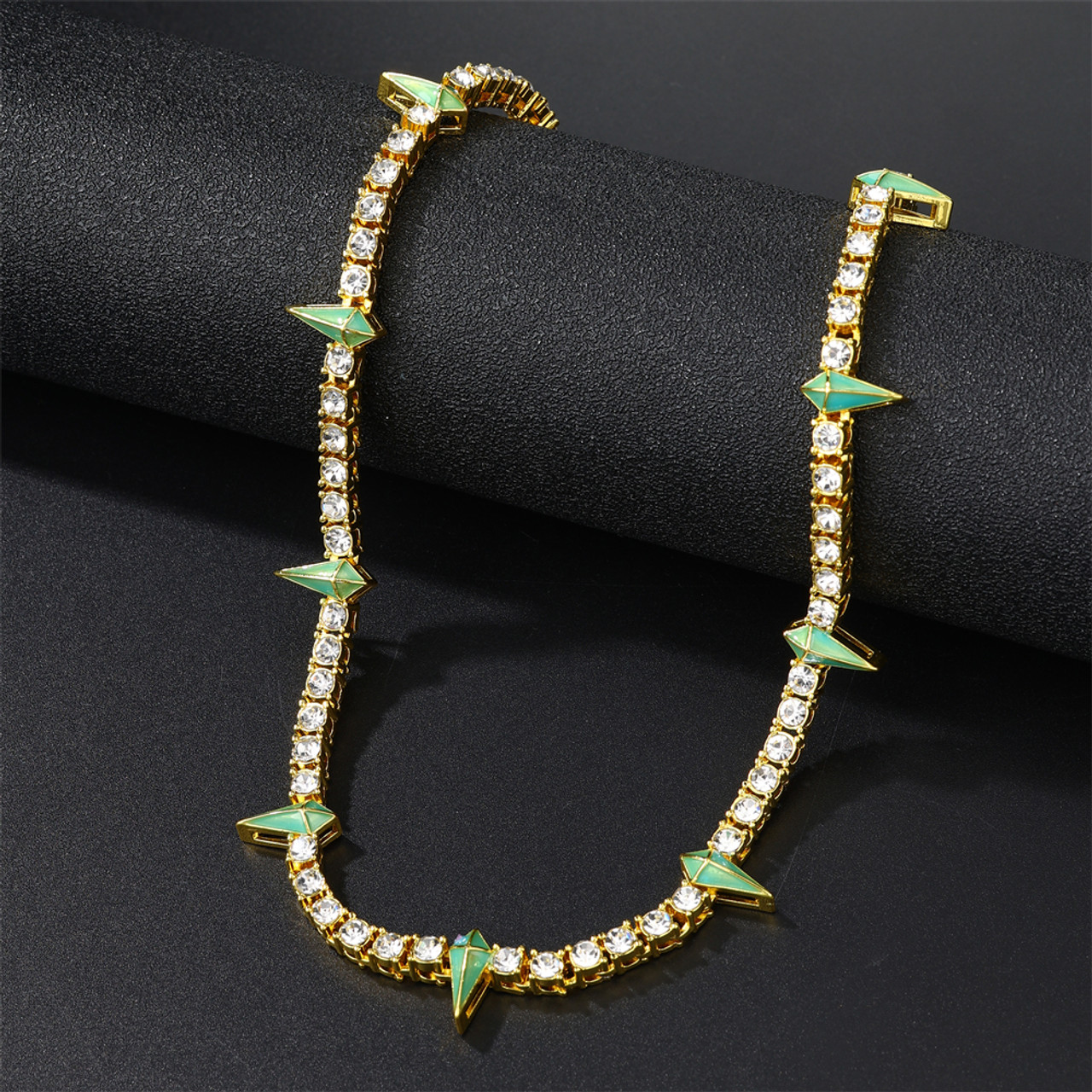 Iced Spike II | Hip Hop Street Wear Colorful Tennis Chain