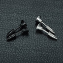 Mens Cross Screw 316L Stainless Steel Unique Phillips Screw Earrings