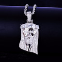 .925 Silver God Of Salvation AAA Micro Jesus Chain Necklace