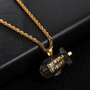 Scarface The World Is Yours Hip Hop Pendant Chain Necklace