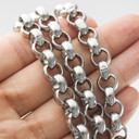 10mm No Fade Real Stainless Steel Lobster Clasp Rolo Link Chain Bracelets