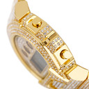 New Flooded Ice Fashion Stainless Steel Digital Movt Watch Lab Diamond Hip Hop Wristwatch